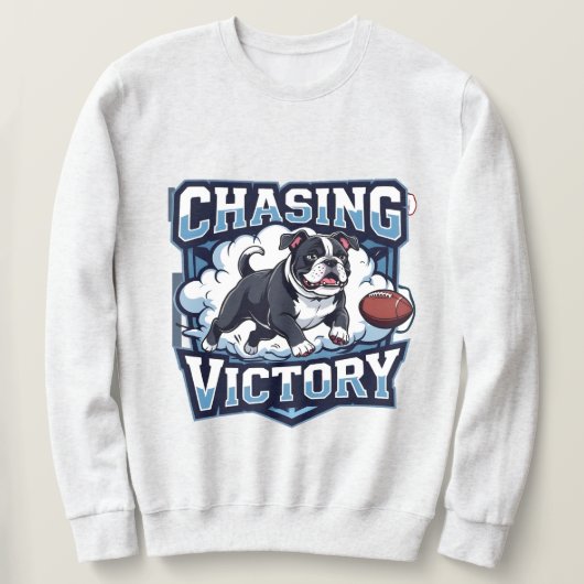 American Football Chasing Victory Sweatshirt (Design vorne)