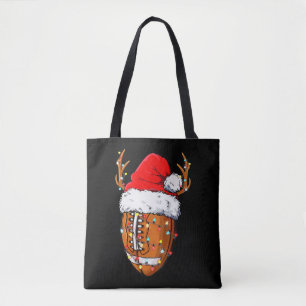 American Football Christmas Football Weihnachtsman Tasche