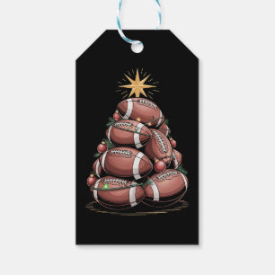 American Football Christmas Tree Xmas Pajamas Geschenkanhänger
