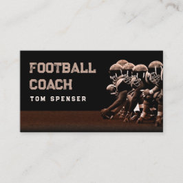 American Football Coach Business Card Visitenkarte