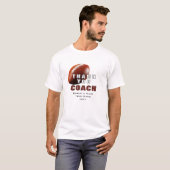 American Football Coach Keepake Danke T-Shirt (Vorne ganz)