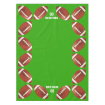 American Football Custom Tableclout