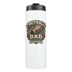 American Football Dad Pride Design Thermosbecher