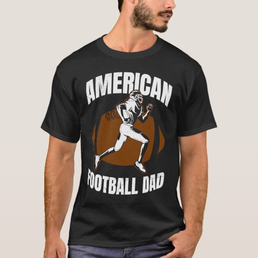American Football Dad Quaterback Kicker For Men Wo T-Shirt (Vorderseite)