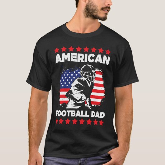 American Football Dad Quaterback Kicker For Men Wo T-Shirt (Vorderseite)