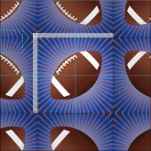 American Football Design Fabric Stoff (Kachel)
