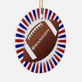 American Football Design Ornament (Rechts)