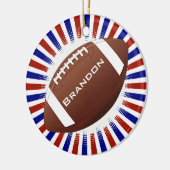 American Football Design Ornament (Links)