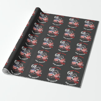 American Football, ein Team ein Traum Geschenkpapier