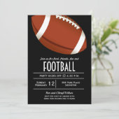 American Football Einladung (Stehend Vorderseite)