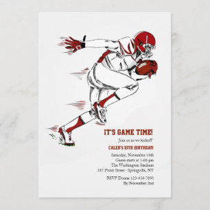 American Football-Einladung Einladung