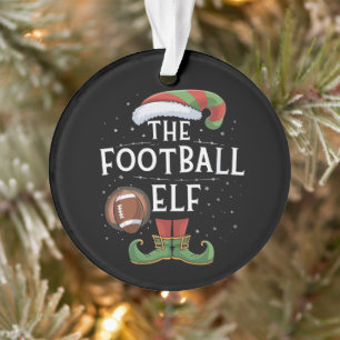 American Football Elf Family - Weihnachten Ornament