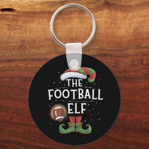 American Football Elf Family - Weihnachten Schlüsselanhänger