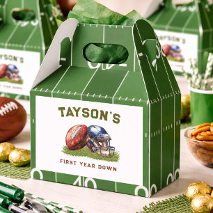 American Football Erster Jahrgang Down 1. Geburtst Geschenkschachtel