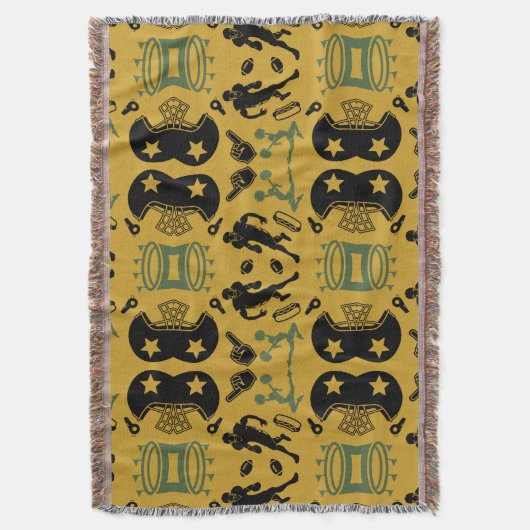 American Football Fan Decke (Vorderseite Vertikal)