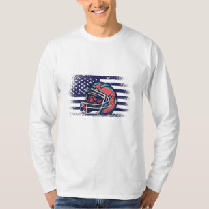 American Football Fan Jersey Shirt USA Flag