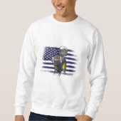 American Football Fan Jersey Shirt USA Flag (Vorderseite)