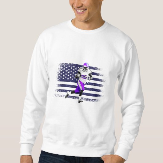 American Football Fan Jersey Shirt USA Flag (Vorderseite)
