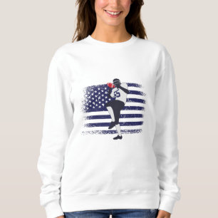 American Football Fan Jersey Shirt USA Flag