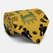 American Football Fan Krawatte (Gerollt)