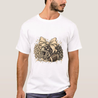 American-Football-Fan-Shirt, Retro-Game-Day-T-Shir T-Shirt