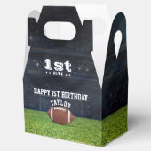 American Football Field Happy 1. Geburtstag Party Geschenkschachtel (Geöffnet)