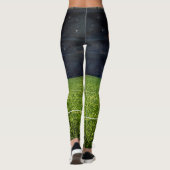 American Football Field Name Team Jersey Nummer Leggings (Rückseite)