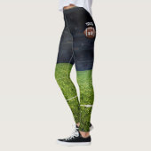 American Football Field Name Team Jersey Nummer Leggings (Links)