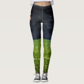 American Football Field Name Team Jersey Nummer Leggings (Vorderseite)