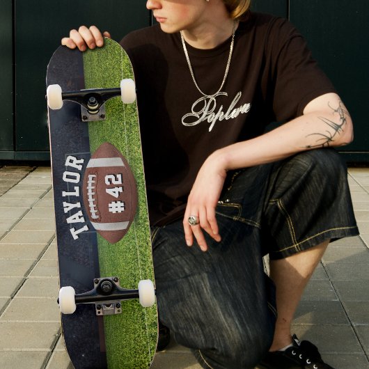 American Football Field Name Team Jersey Nummer Skateboard