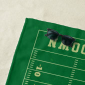 American Football Field Personalisiert Kids Strandtuch (Beispiel)