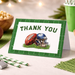 American Football First Year Down 1. Geburtstag Dankeskarte