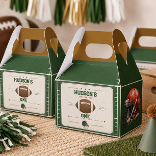 American Football First Year Down 1. Geburtstag Geschenkschachtel