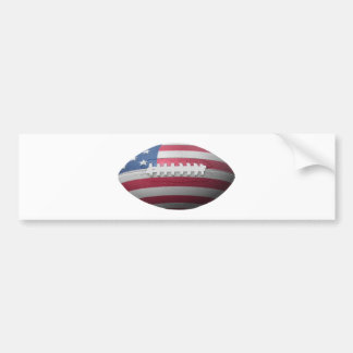 American Football Flag Autoaufkleber
