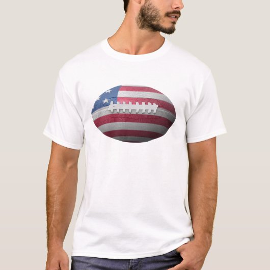 American Football Flag T-Shirt (Vorderseite)