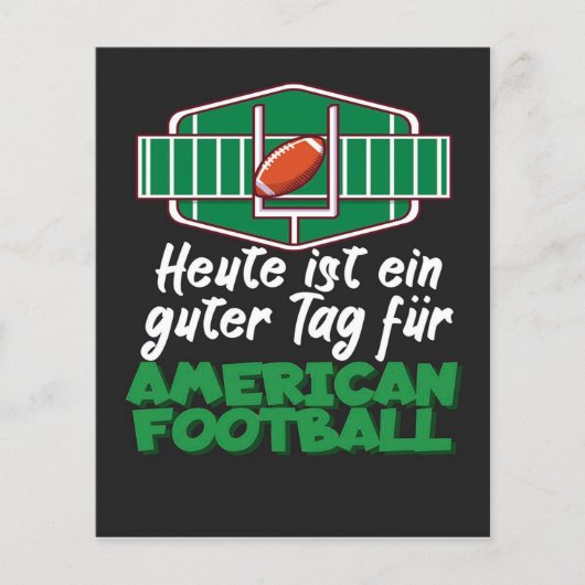 American Football Flyer (Vorne)