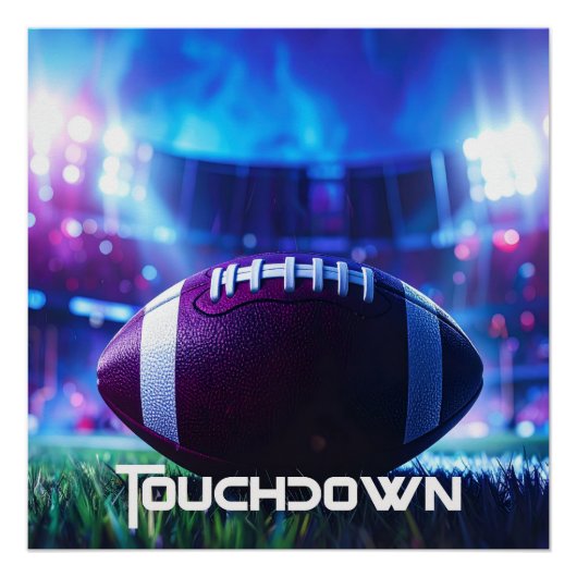 AMERICAN FOOTBALL - FOOTBALL - TOUCHDOWN POSTER (Vorderseite)