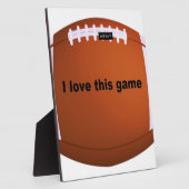 American Football Fotoplatte (Seite)