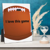 American Football Fotoplatte (Seite)