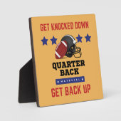 American Football Fotoplatte (Vorderseite)