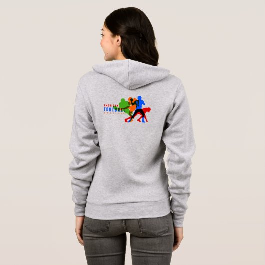 American Football | Frauen als Vollblutjunge Hoodie (Schwarz voll)