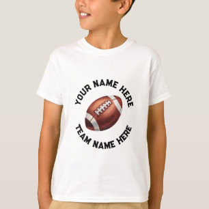 American Football Fügen Sie Ihren Namen Personalis T-Shirt