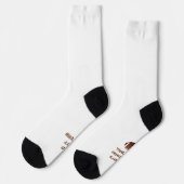 American Football & Fun Text Socks Socken (Linkes Detail)