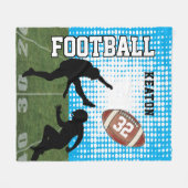 American Football - Game Time Fleecedecke (Vorderseite (Horizontal))