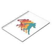 American Football Geschenk für Fußballfans Notizblock (Linke Seite)