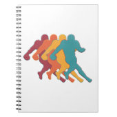 American Football Geschenk für Fußballfans Notizblock (Vorderseite)