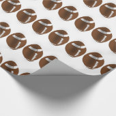 American Football Geschenkpackung, sportlicher Spa Geschenkpapier (Ecke)