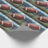 American Football Geschenkpapier (Ecke)