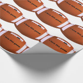 American Football Geschenkpapier (Ecke)
