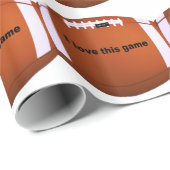 American Football Geschenkpapier (Rolleneckpunkt)